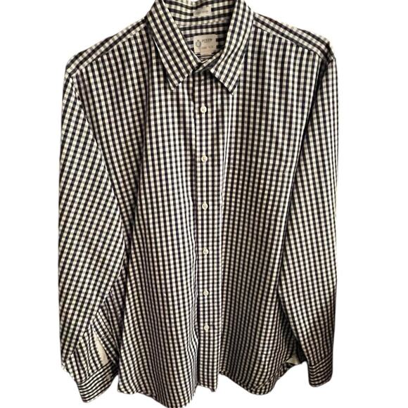 J.Crew Blue Gingham Shirt Men's L Preppy Academia Style - Picture 1 of 11